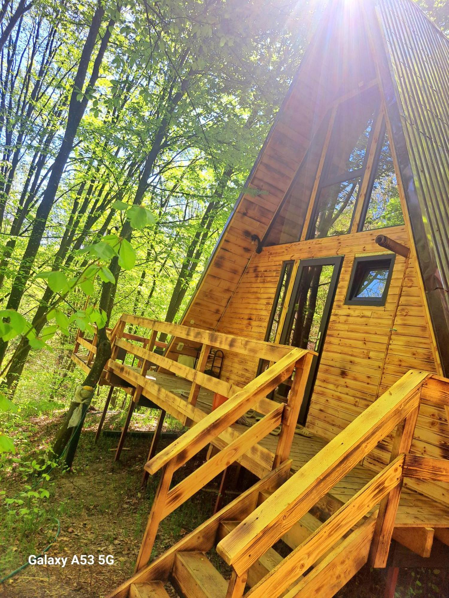 Cabanaaframe Curtea de Argeş Extérieur photo