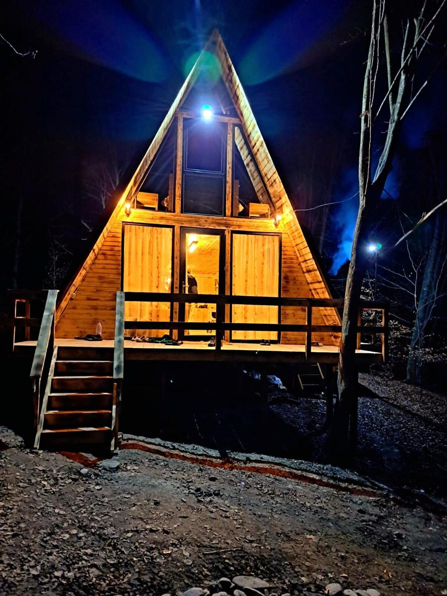 Cabanaaframe Curtea de Argeş Extérieur photo